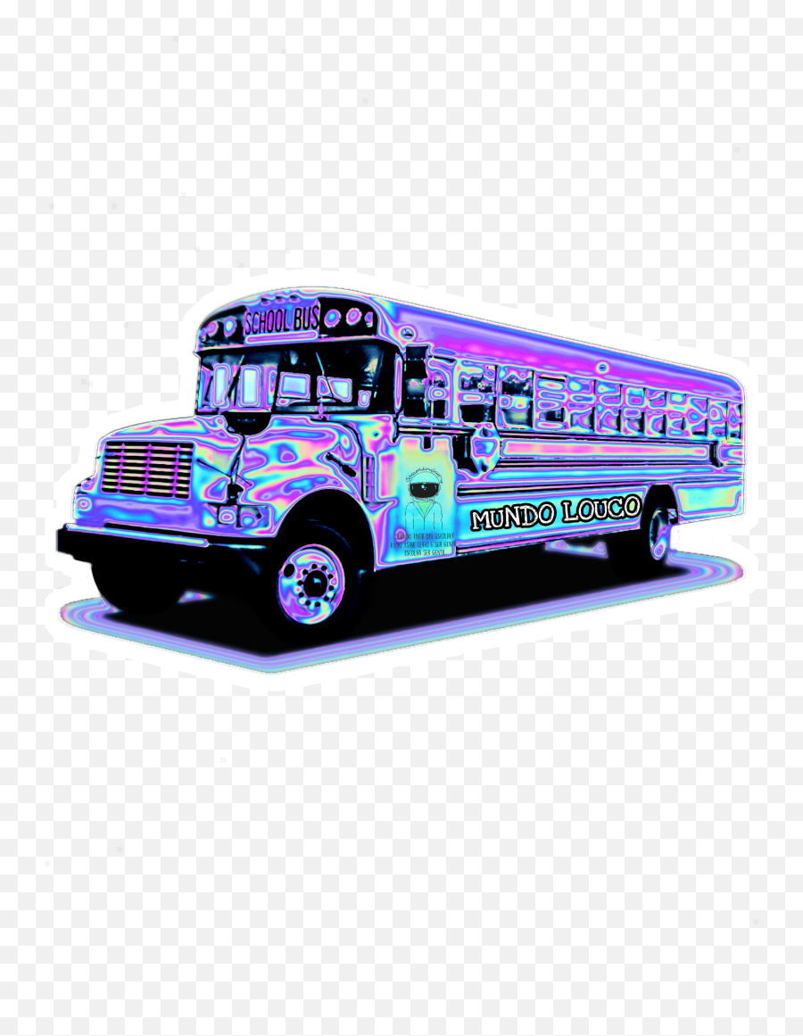 Bus Sticker By Brendajogos2 - Rainbow School Bus Emoji,Bus Sign Emoji