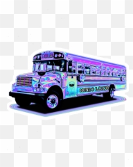 Bus Sticker By Brendajogos2 - Rainbow School Bus Emoji,Bus Sign Emoji