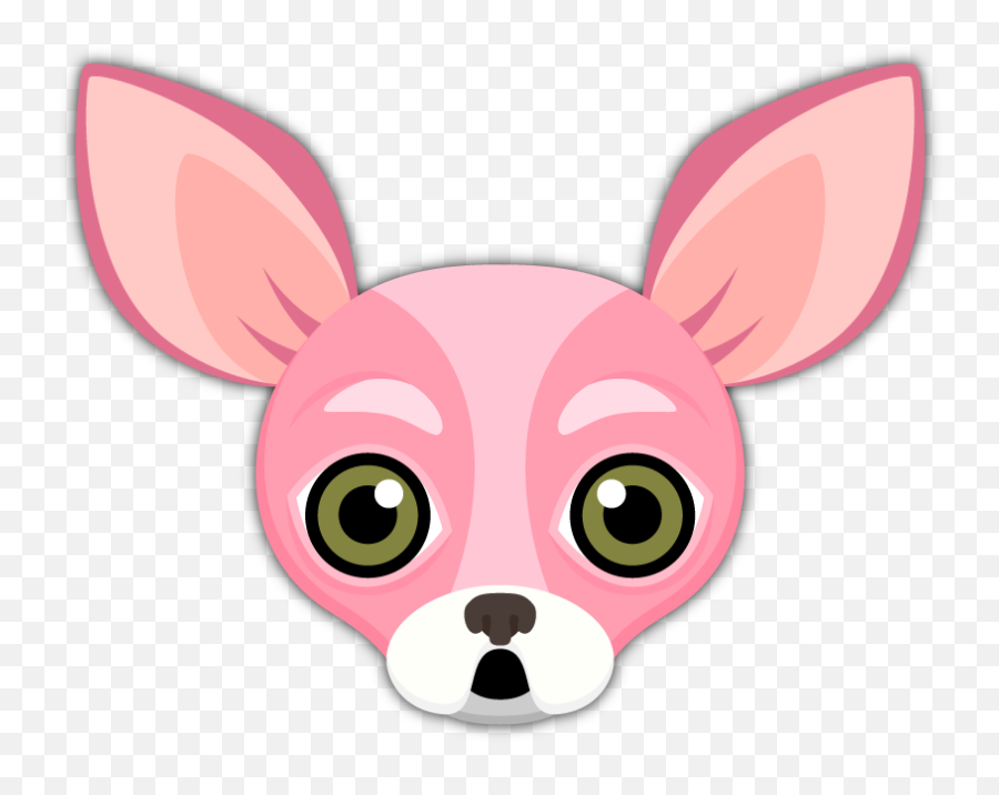 Pink Valentines Chihuahua Emoji - Chihuahua,Hush Emoji