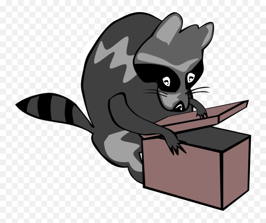 Download Vector - Open The Box Clipart Emoji,Racoon Emoji