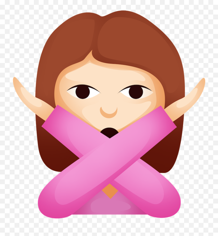 Girl Crossing Arms Emoji Transparent - Portable Network Graphics,Girl Emoji Transparent
