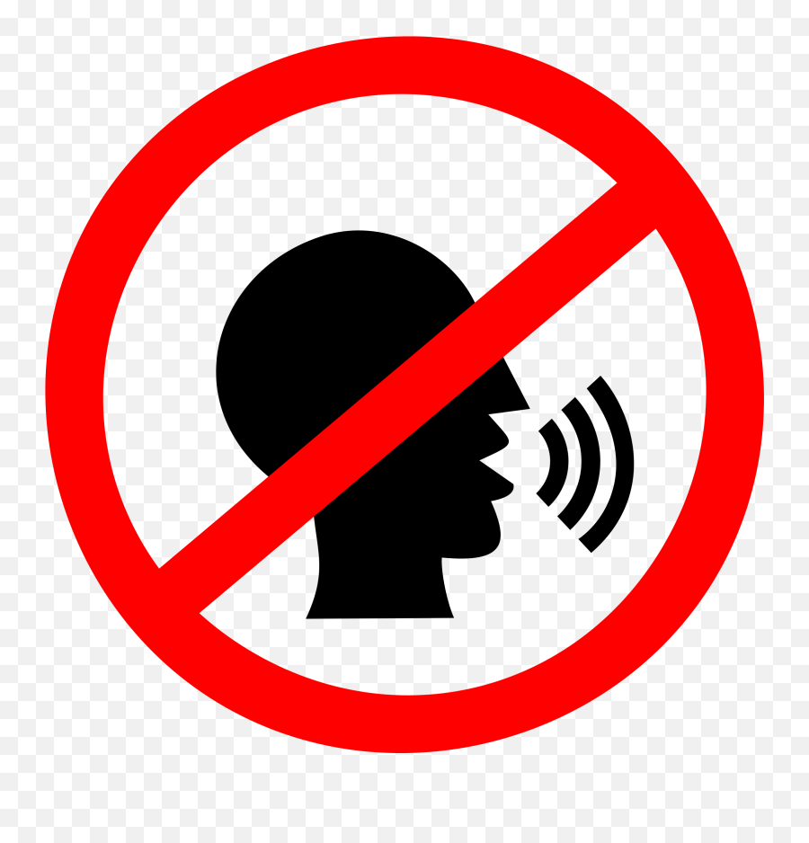 No Talking Sign - No Talking Sign Transparent Emoji,No Talking Emoji