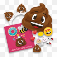 Witbaard Feestartikelen Creative Converting - Happy Emoji,Winnie The Poop Emojis