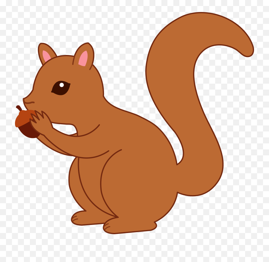 Squirrel Cartoon Drawing Images - Squirrel Clipart Png Emoji,How To Draw Emojis Wikihow