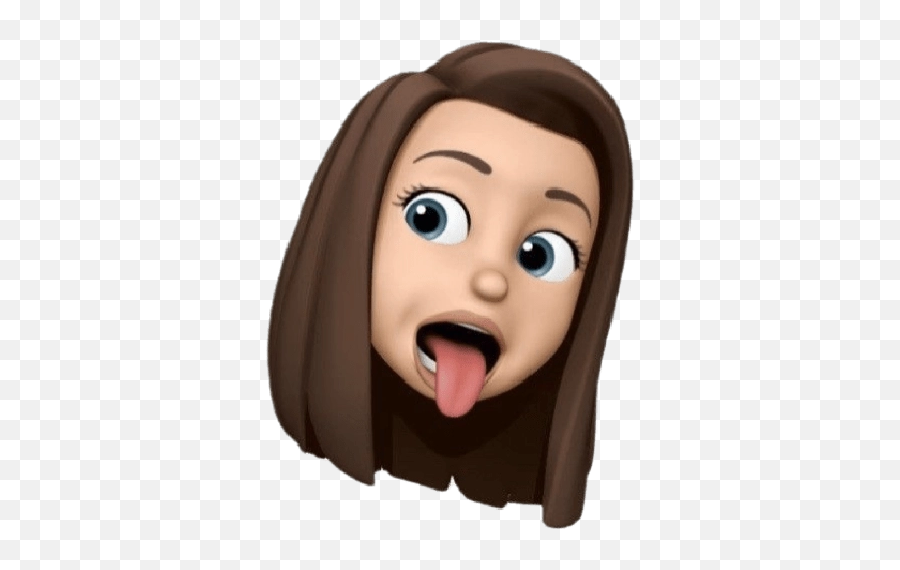 Face Emoji Stickers - Aesthetic Snapchat Bitmoji Girl,Animated Tongue Emoji