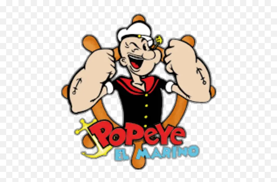 Popeye El Marino Stickers For Whatsapp - Popeye Emoji,Cancel Popeye Emoji Movie