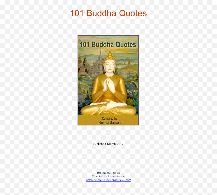 101 Buddha Quotes - Buddha Quotes Pdf Emoji,Siddhartha Emotion Quotes