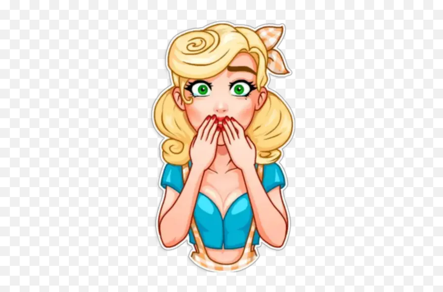 Rubia Sexy Stickers For Whatsapp - For Women Emoji,Emoticons Whatsaap Mirada Sexy