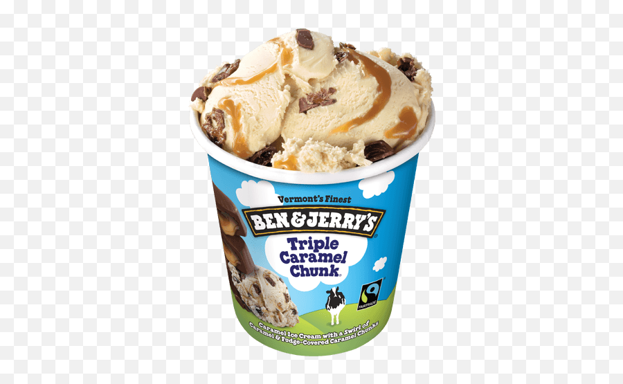 11 Best Ben Jerrys Flavors - Triple Caramel Chunk Ben And Emoji,Swirl Ice Cream Cone Emoji