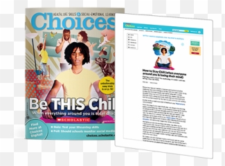 Scholastic Choices - Language Emoji,Emotions Hair Product Magazine