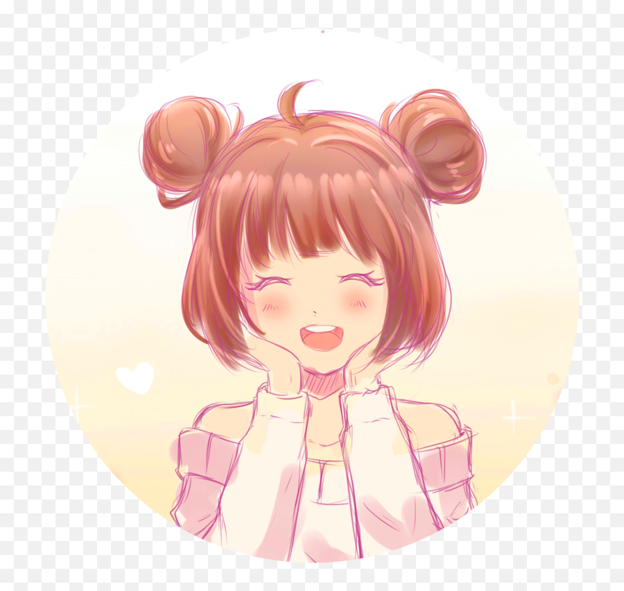 Pin - Girly Emoji,Anime Hair Over Eyes Emotion