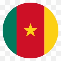 Flag Of Cameroon Flag Download - Cameroon Flag Round Emoji,El Salvador Emoji