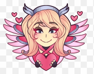 Overwatch Mercy Charity - Overwatch Mercy Stickers Png Emoji,Overwatch Heart Emoji