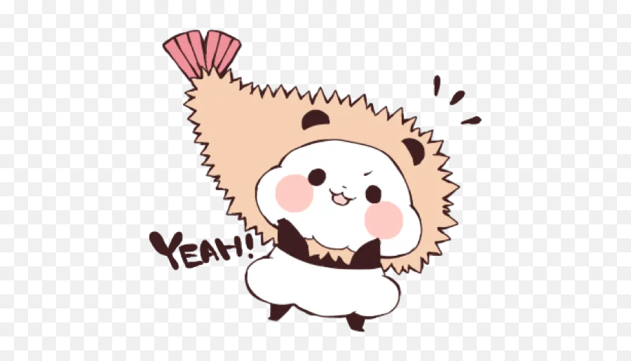 Yururin Panda 4 By Drwww - Sticker Maker For Whatsapp Emoji,Cute Emojis Venting