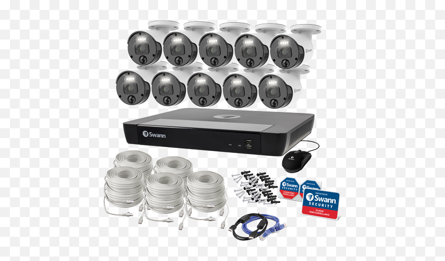 Master Series 4k Hd 10 Camera 16 Channel Nvr Security System Emoji,Emotion Chart Faces 1-10 Wmotion