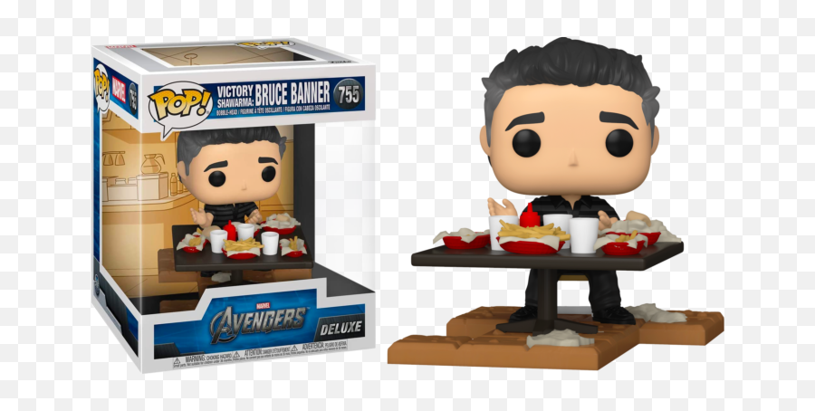 Funko Pop The Avengers - Bruce Banner Victory Shawarma Emoji,Funko Marvel Hulk Emojis