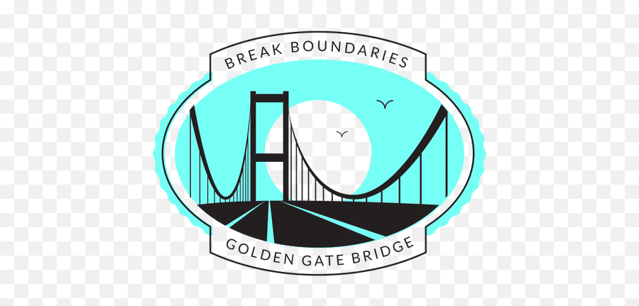 Golden Gate Bridge Logo Transparent Png U0026 Svg Vector Emoji,Open Gate Emoji