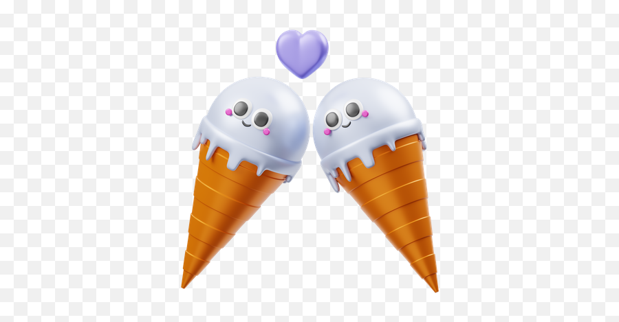 Ice Cream Cone Icon - Download In Colored Outline Style Emoji,Ice Cream Emoji
