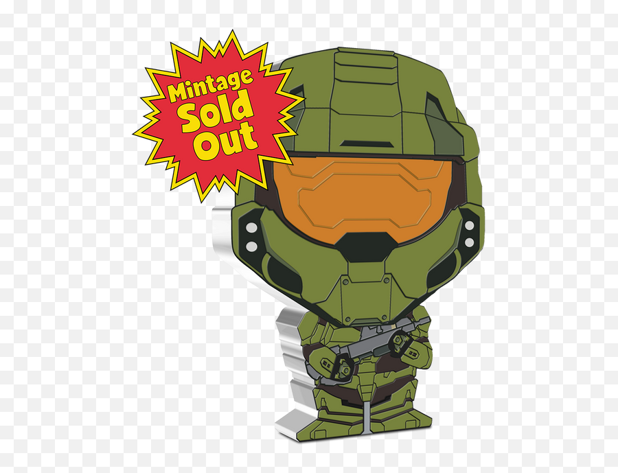 Chibi Coin New Zealand Mint Emoji,Master Chief Salute Emoji