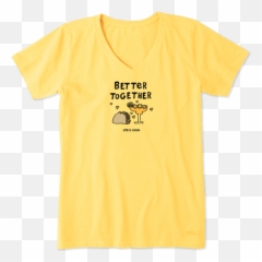 Womenu0027s Better Together Taco Margarita Crusher Vee Life Is - T Shirt Margarita Tacos Emoji,Taco Emoji Hat