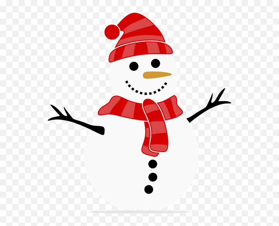 Snowman With Christmas Cap And Scarf Clipart Free Svg File - Snowman With Scarf Svg Emoji,Scarf Emoji