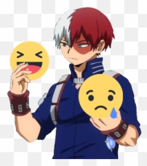 Todoroki Shoto Bnha Sticker - Shoto Todoroki Meme Template Emoji,Todoroki Emoji
