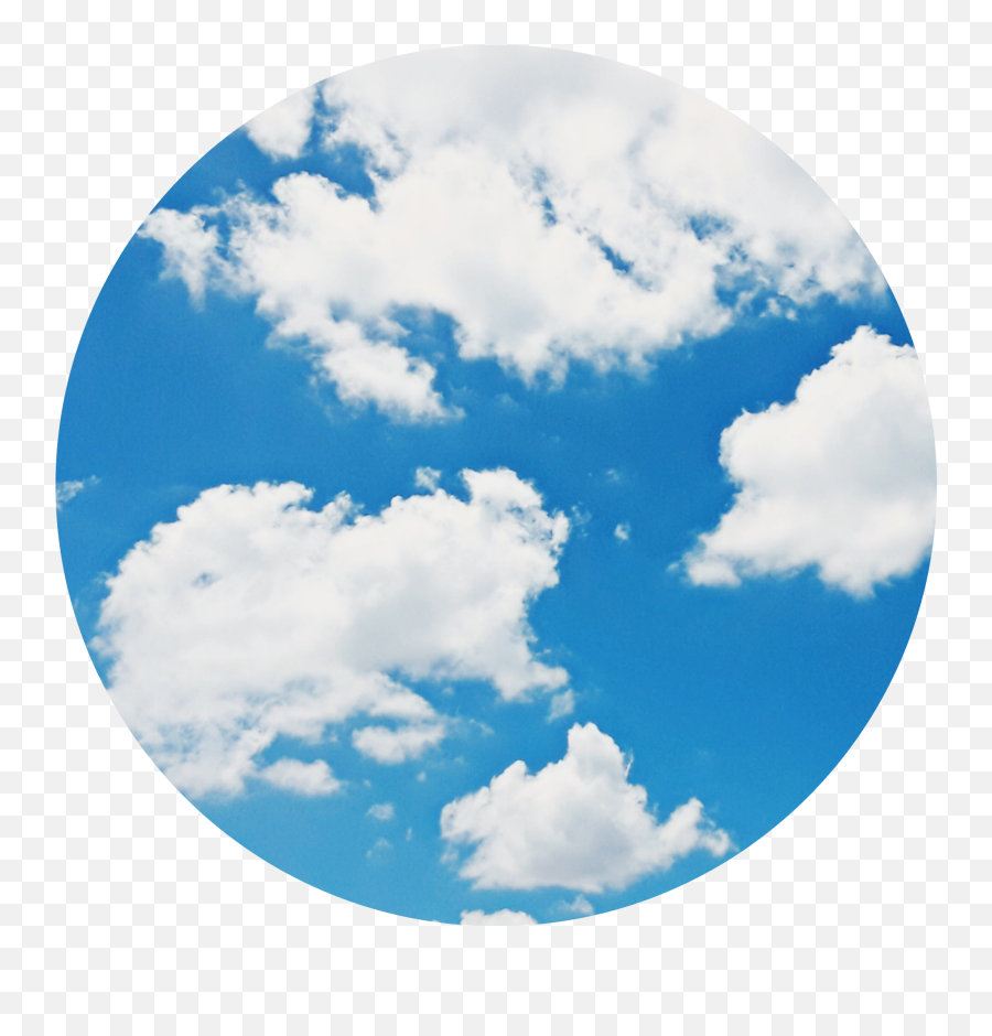 Sky Blue Circle Background Sticker - Vertical Emoji,Daytime Emoji