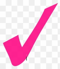 Pink Check Mark Png U0026 Free Pink Check Markpng Transparent - Pink Tick Transparent Background Emoji,Blue Tick Mark Emoji