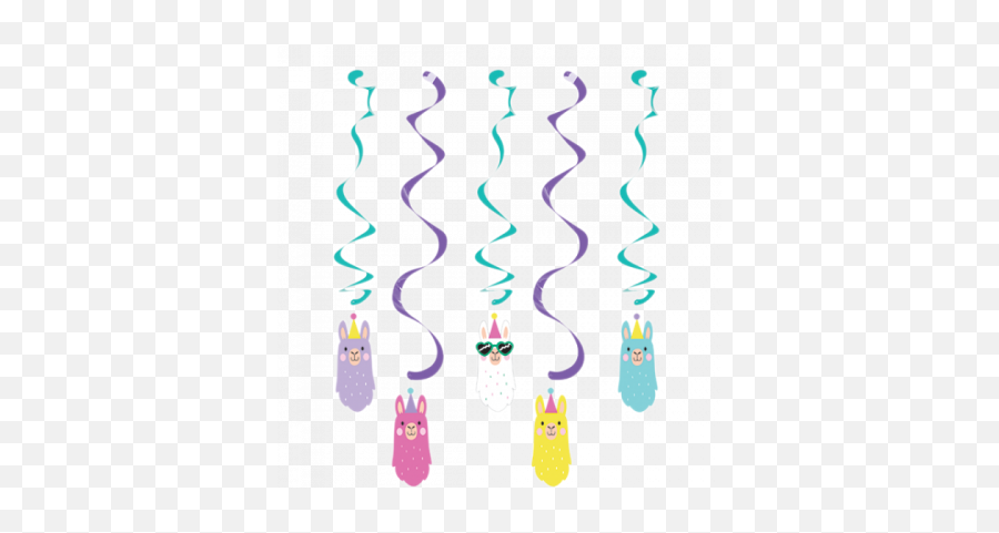Llama Party Happy Birthday String Banner - Party Products Black Gold Dizzy Danglers Emoji,Emoticons Birthday Celebration