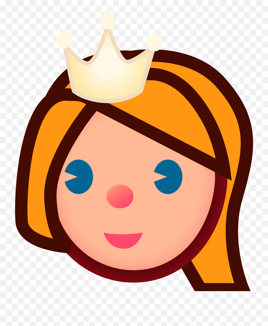 Princess Emoji Clipart Free Download Transparent Png - Yellow N,Queen Emoji