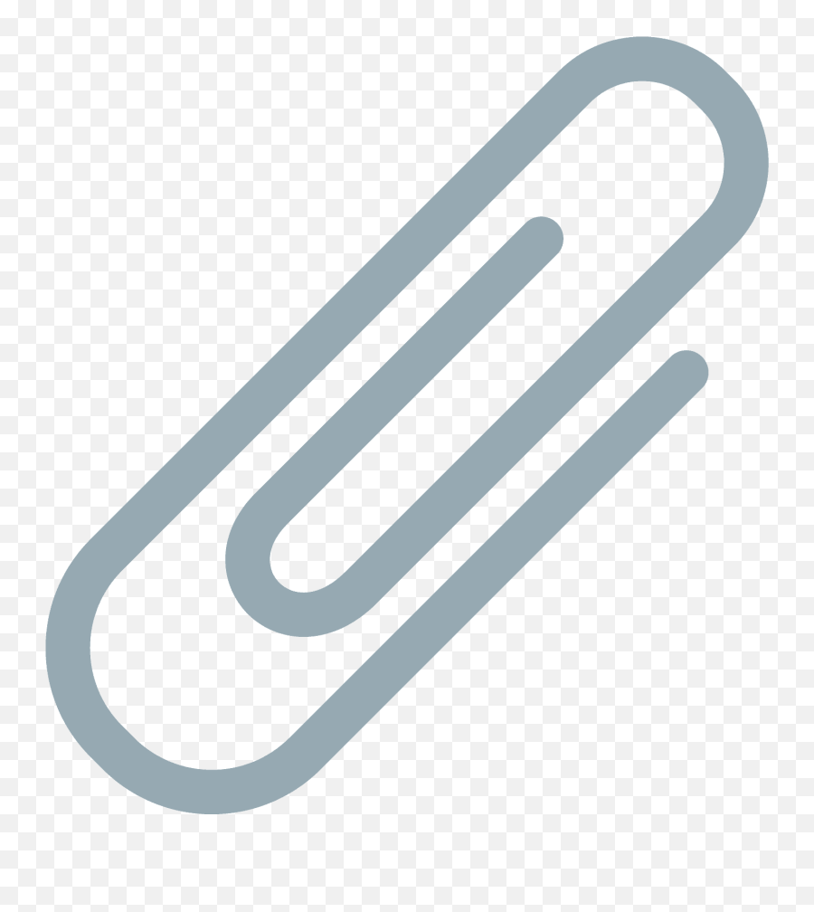 Paperclip Emoji - Symbol Büroklammer,Paperclip Emoji