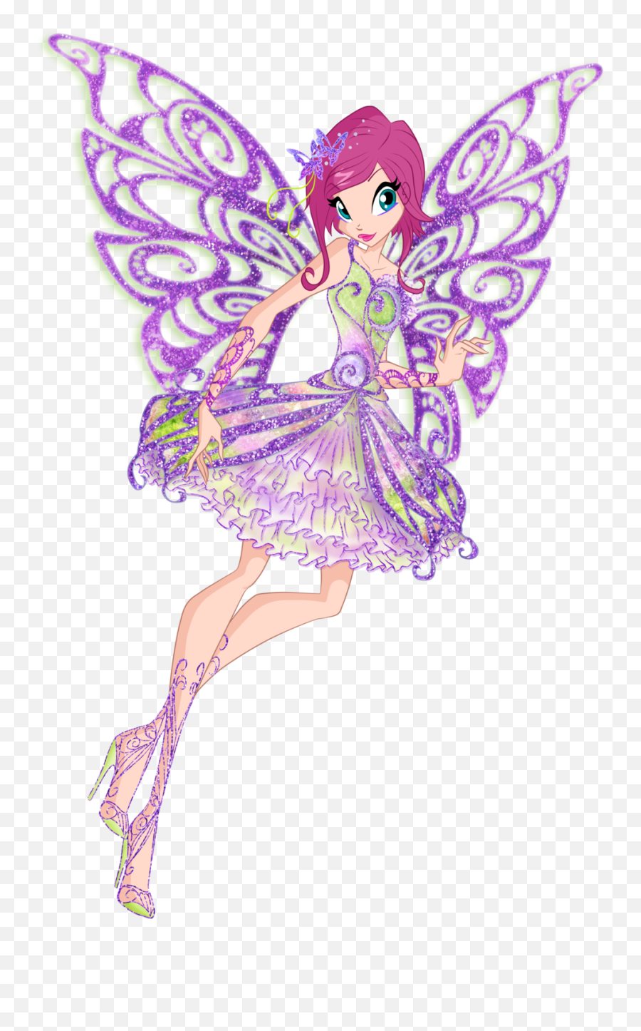 Tecna The United Organization Toons Heroes Wiki Fandom - Winx Club Transformation Butterflix Tecna Emoji,Lavender Color Emotion