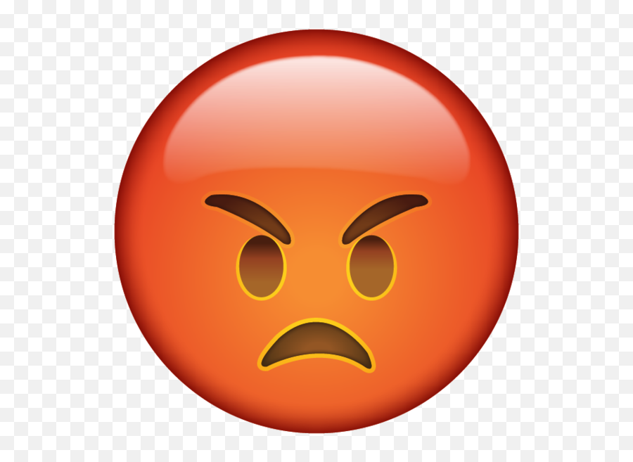 Angry Face V - Yourpngcom Emoji,: