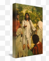 Jesus Painting - C Michael Dudash Jesus Emoji,Painting Jeses And Emotions