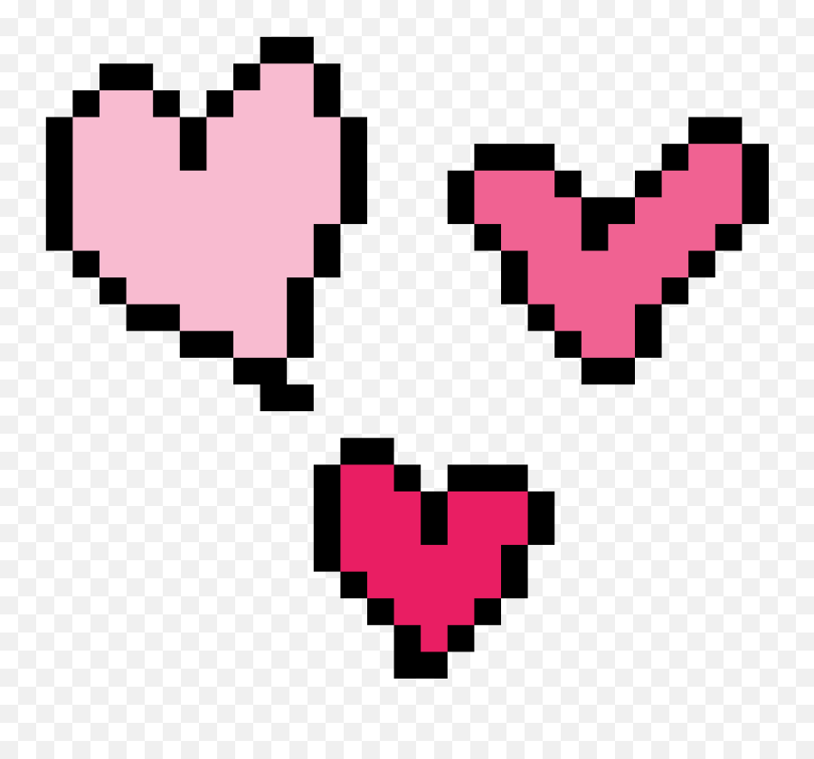 Pixel Hearts Png - Pixel Hearts Golden Apple Minecraft Png Pixel Hearts Png Emoji,Broken Heart Emoji For Minecraft