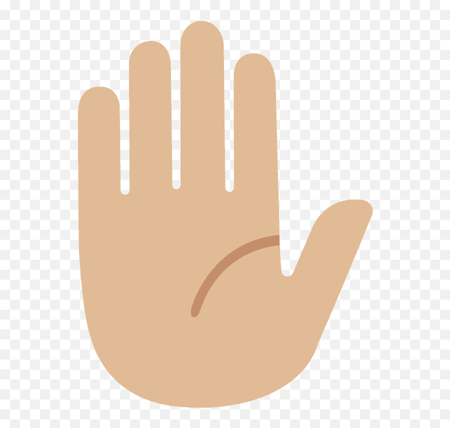 Raised Hand Emoji Clipart - Imagenes De Una Mano Levantada,Fisted Hand Emoticon Uses