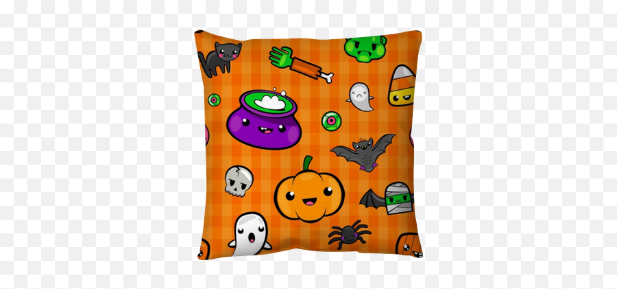 Cute Seamless Halloween Background - Cute Halloween Posters Emoji,Shadowrun Returns Emoticon Halloweener