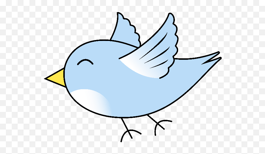 Cute Blue Flying Bird Gift Range Emoji,Bird Emotions