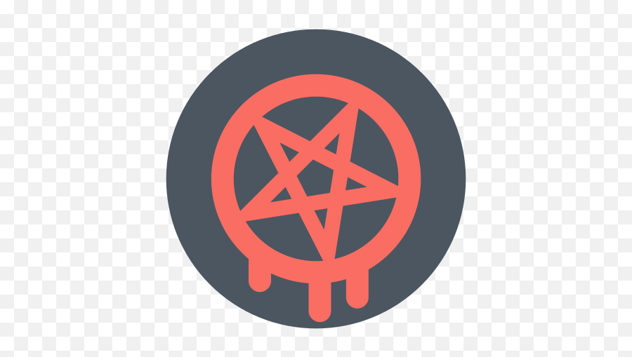 Magic Pentagram Rite Satanism Free - Restaurant Bar Emoji,Anarchy Emoticon White