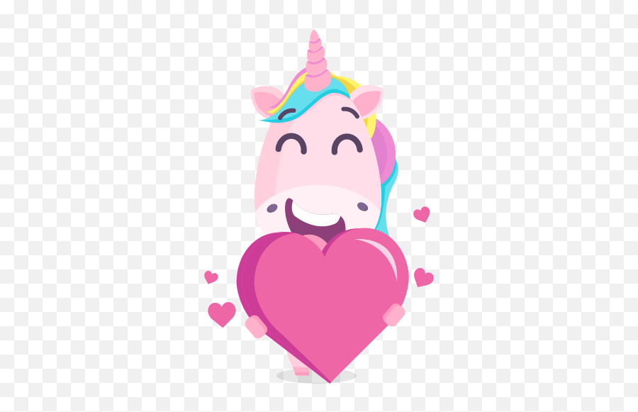 Stickers De Enamorado - Stickers De Amor Y Romance Gratis Love Unicorn Emoji,Dibujos De Emojis Enamorados