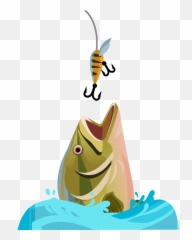 Fish From Computer Laptop Skin - Pez Mordiendo El Anzuelo Emoji,Fish Flag Emoji