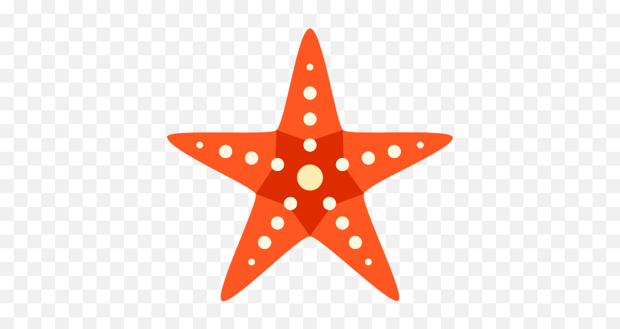 Starfish Icon In Color Style Emoji,Starfish Emoticon For Facebook