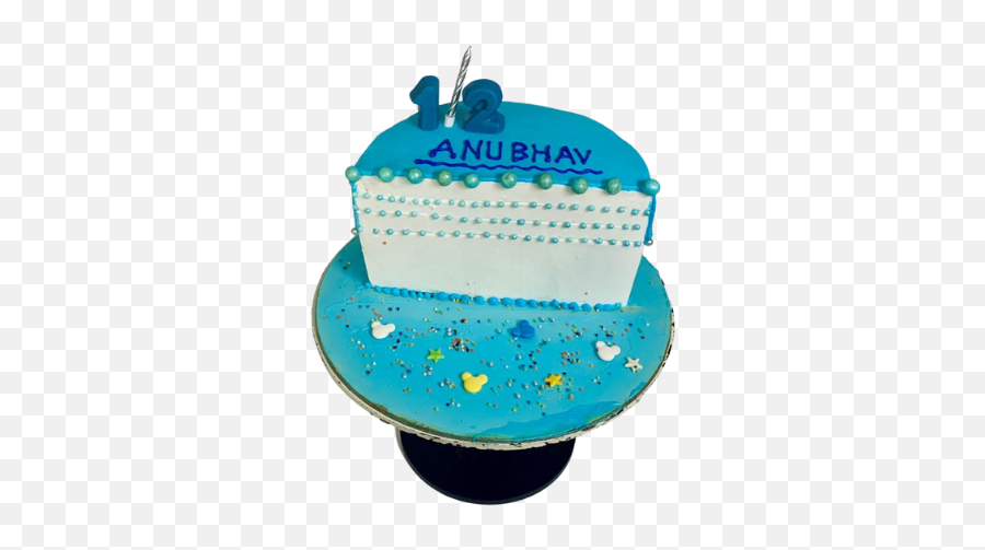 6 Month Birthday Cake Half Birthday Cake Bakehoneycom - Name On Half Birthday Cake Emoji,Birthday Cake Emoji Necklace
