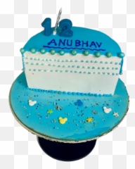 6 Month Birthday Cake Half Birthday Cake Bakehoneycom - Name On Half Birthday Cake Emoji,Birthday Cake Emoji Necklace