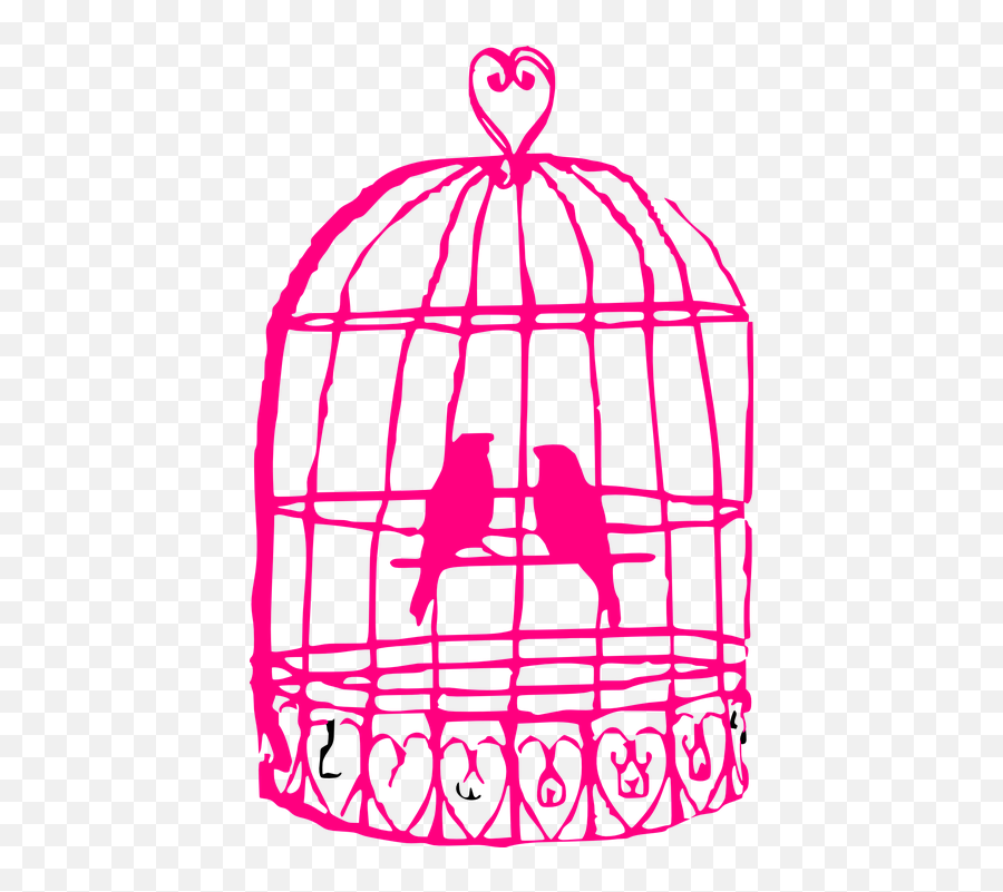 Cage Birds Animals - Free Vector Graphic On Pixabay Emoji,Hot Love & Emotion Virginelle