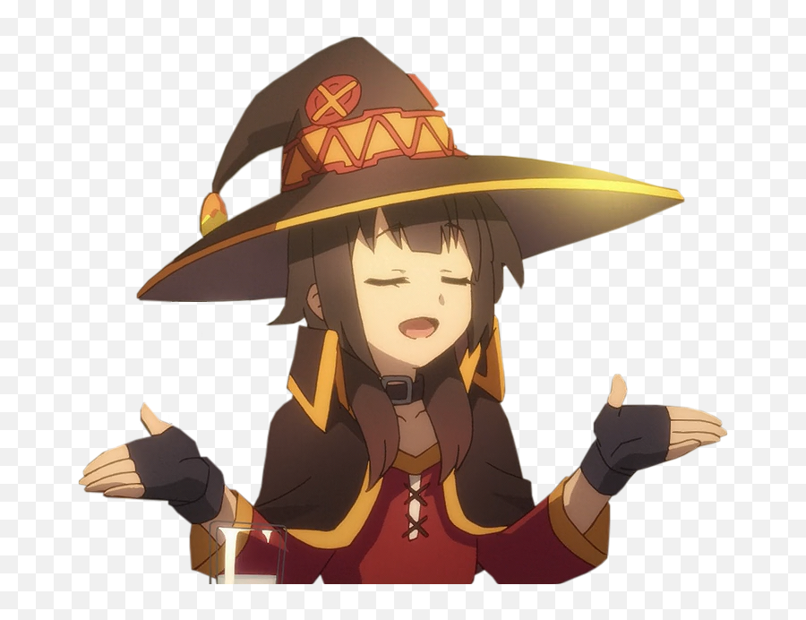 Download Megumin Vector Shrug - Megumin Png Emoji,Megumin Emoji