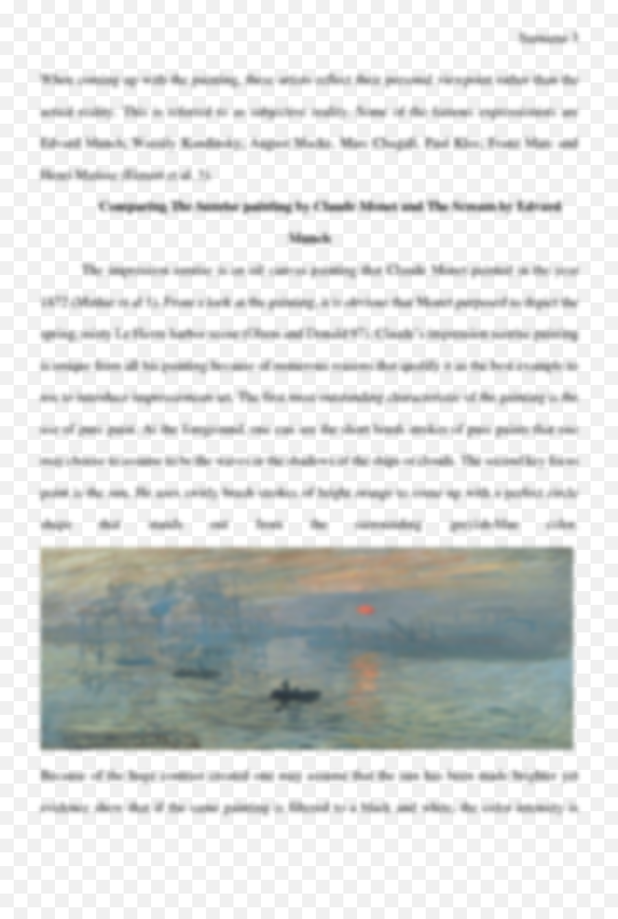 Solution Impressionism Vs Expressionism Art Paper - Studypool Emoji,Common Emotion In Expressionism Art