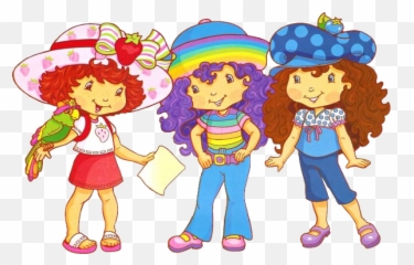 Strawberry Shortcake Drawing Clip Art - Friends Clipart Png Emoji,Kakao Peach Emojis Thumbs Up