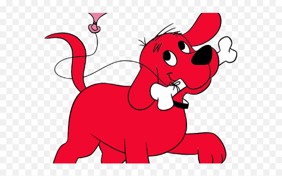 Clifford Clipart Clip Art - Clifford The Big Red Dog Bone Clifford The Big Red Dog Png Emoji,Emoji Dog Bone