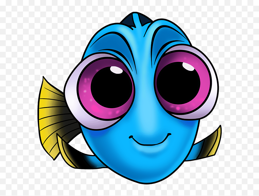 Pin By Dory On Smileys Cute Drawings Of - Drawing Dory Emoji,Finding Nemo Emoji Copy And Paste